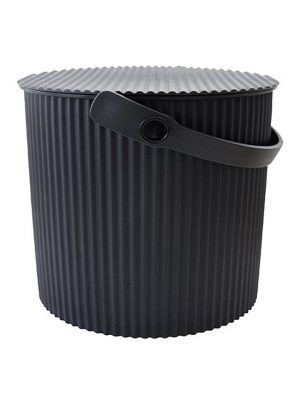 Hachiman Omnioutil Bøtte med lokk - 08 liter - Liten - Black