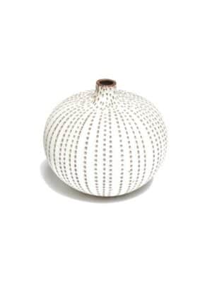 lindform-bari-medium-vase-brown-dots